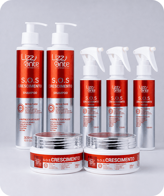 2 Kits SOS Crescimento com tônico de brinde