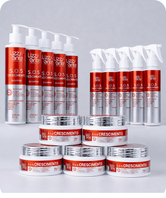 4 Kits SOS Crescimento com brindes completos